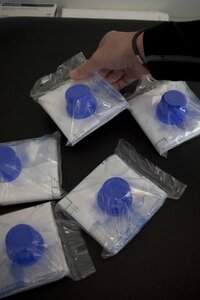 De sporter kiest een partial sample kit