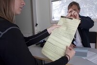 De sporter tekent als laatste en krijgt één van de 4 exemplaren van het proces-verbaal van monsterneming onmiddellijk mee